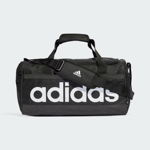 Adidas Linear Duffel M [HT4743] 健身包 旅行包 側背 手提 肩背 運動 休閒 黑