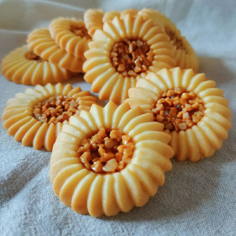 【BakerShop 貝克夏】奶油杏仁蘿蜜亞手工餅乾 || 200g，約23片