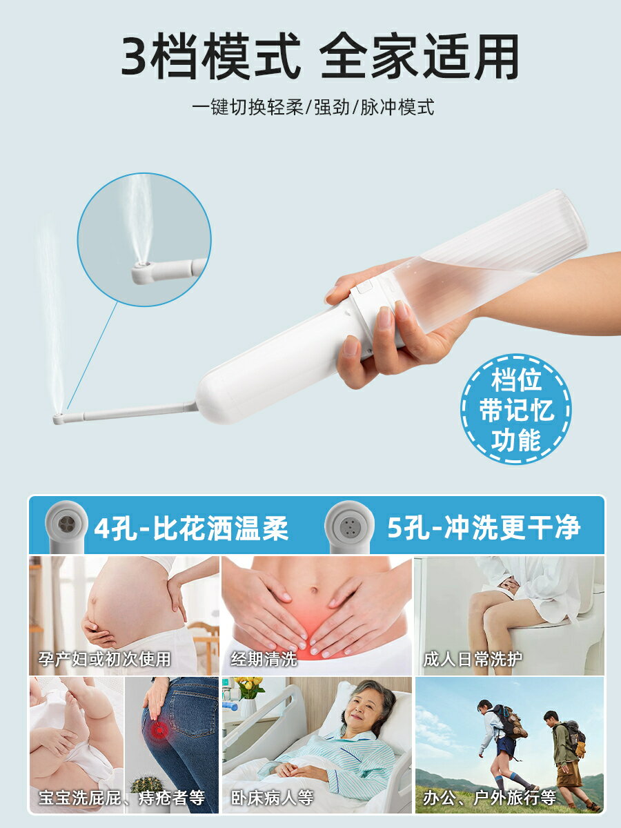 【諮詢客服驚喜多多】Umimile洗屁屁神器私處外陰清洗器便攜電動沖洗器婦洗器肛門寶寶