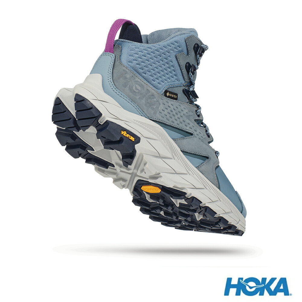 HOKA ONE ONE Anacapa 中筒Goretex 登山鞋HO1119372MSHM湖水藍/迷霧灰