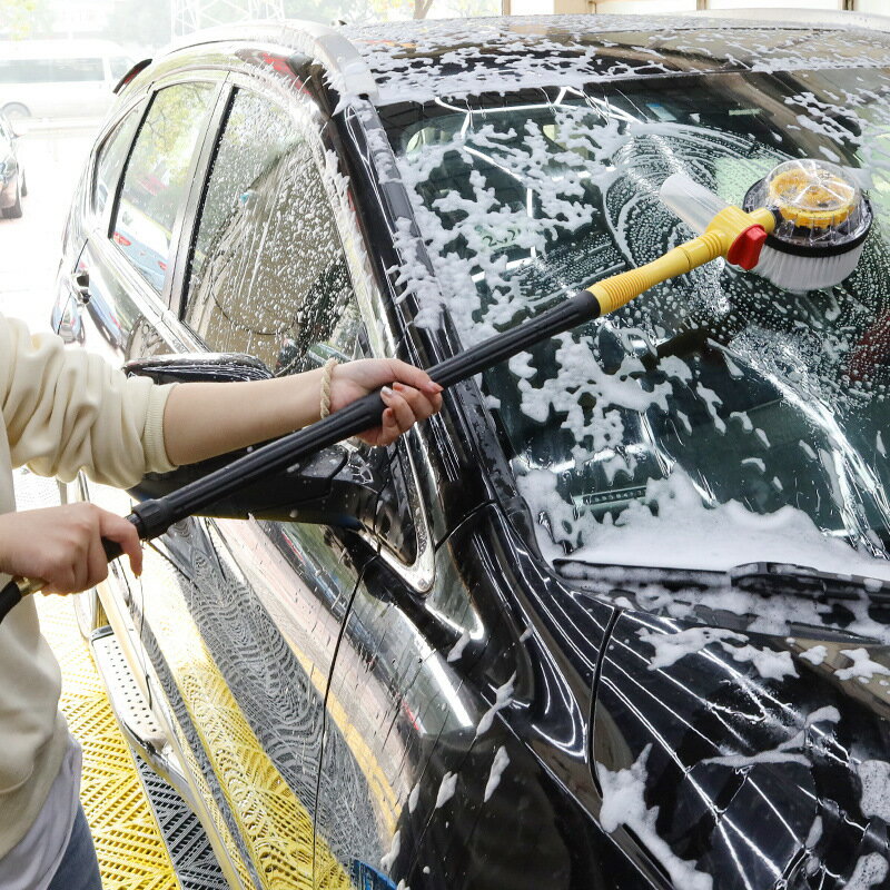 家車兩用洗車自動旋轉洗車刷 洗車刷子 汽車洗車清潔工具