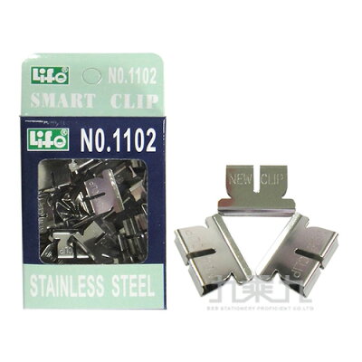 LIFE 日本不鏽鋼非釘書針-中 NO.1102【九乘九購物網】