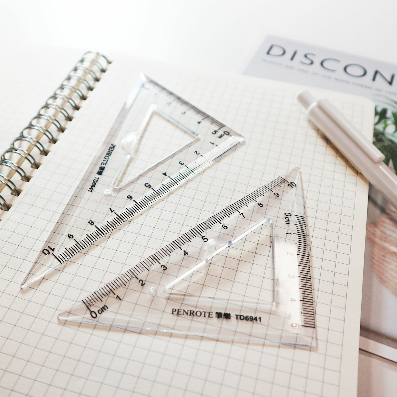 筆樂 TD6941 三角板組 (軟尺系列) 0