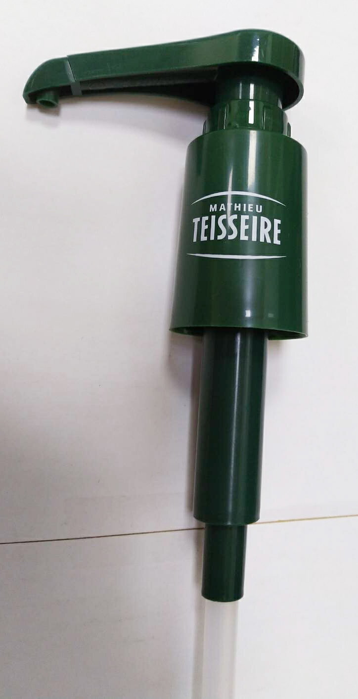 糖漿壓頭-法國TEISSEIRE 糖漿專用壓頭 (目前依綠色為主) -【良鎂咖啡精品館】