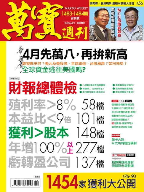 【電子書】萬寶週刊1483/1484期 0