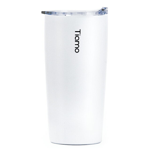 金時代書香咖啡 Tiamo 真空陶瓷隨手杯 360ml 白 HE5160W