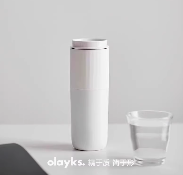 陶白色 煙黑色 保溫瓶 真空保溫杯 水杯 可加熱 咖啡杯 咖啡隨行杯 隨身 水瓶 316不銹鋼 交換禮物 推薦 聖誕禮物推薦 尾牙禮品推薦
