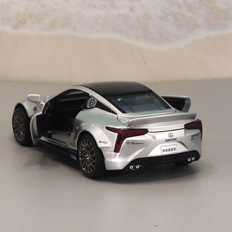 雷克薩斯模型車 1:32 模擬 合金車 迴力車 聲光遙控車車 凌志 Lexus LC500 模型 汽車模型 遙控車車 收藏品