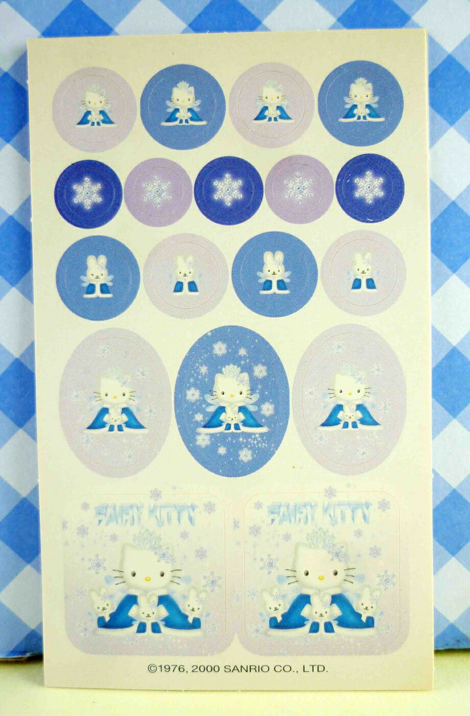 【震撼精品百貨】Hello Kitty 凱蒂貓 KITTY貼紙-香水貼紙-雪天使 震撼日式精品百貨