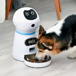 智能語音喂食器寵物全自動喂食機器人定時喂食機貓咪狗狗呆機器人 全館85折！