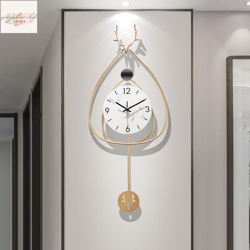 鐘表掛表大氣家用時尚現代簡約時鐘客廳掛墻藝術裝飾掛鐘