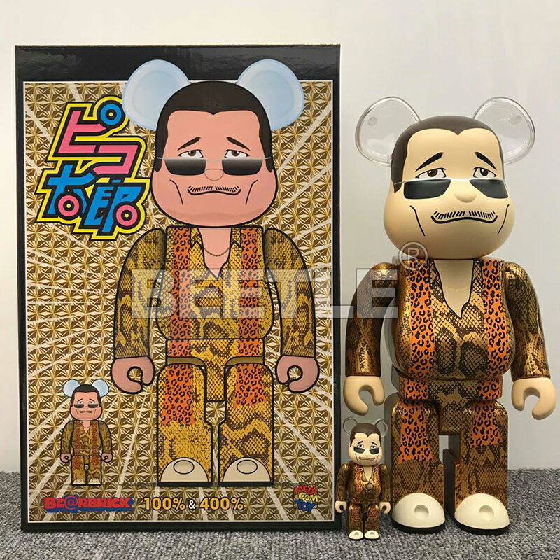 BEETLE BE@RBRICK PIKO太郎 日本搞笑藝人 庫柏力克熊 PPAP 400% 100% B@-6