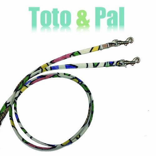 Toto&Pal  南洋風情牽繩10mm-皮革把手(絕版)