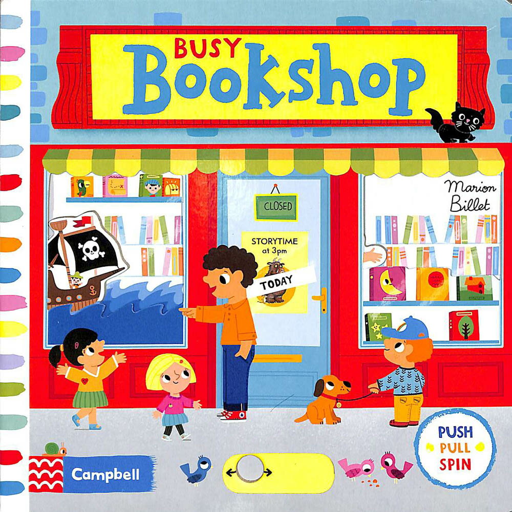 song baby joy busy bookshop 人多的書店 硬頁操作拉拉書