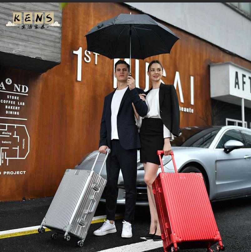 免運【拉桿行李箱】公司貨 全鋁合金鋁鎂合金拉桿箱 20寸金屬箱 耐用行李箱 26寸旅行箱 女男皮箱