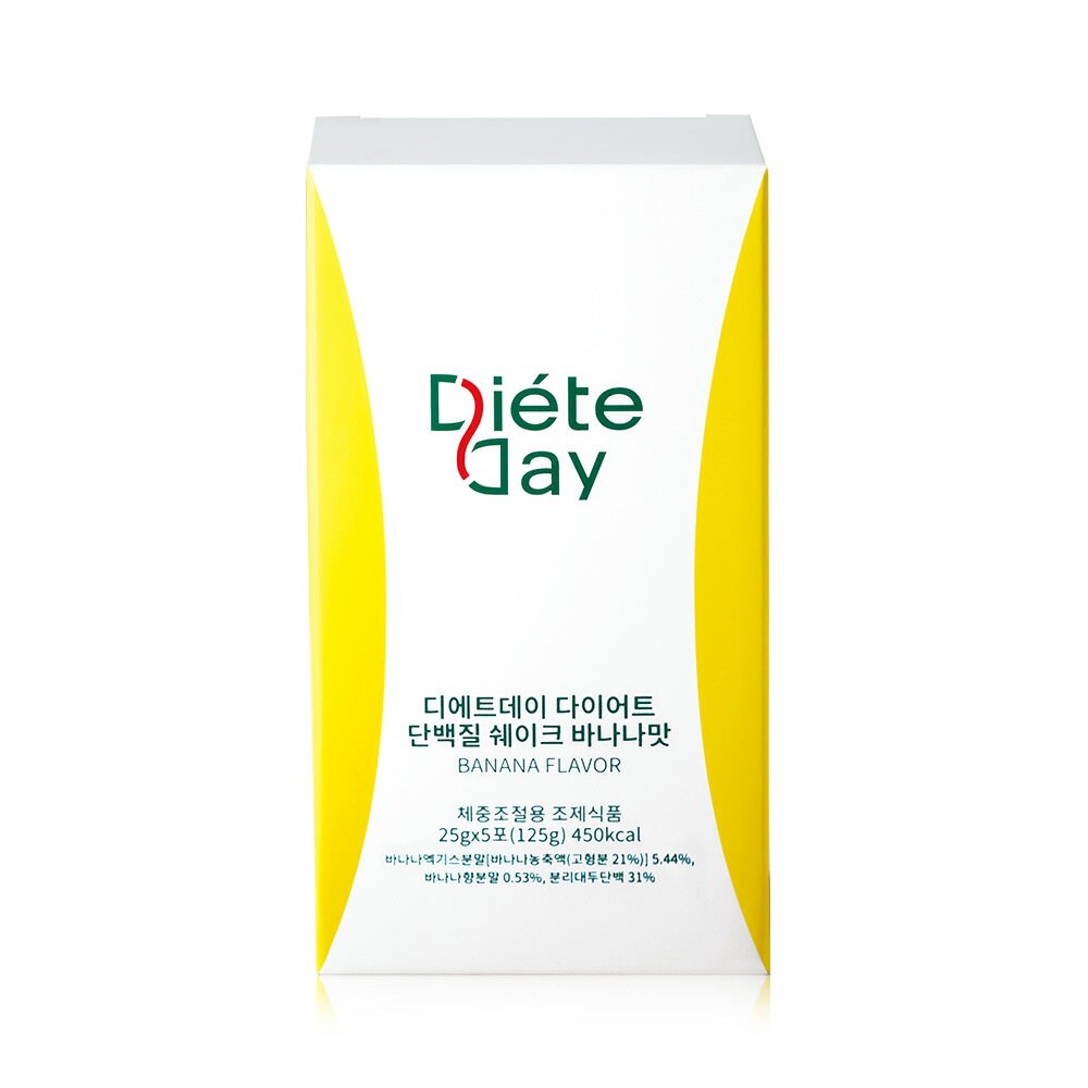 韓國Diete Day 超動能美窕蛋白奶昔(香蕉風味)5入/盒