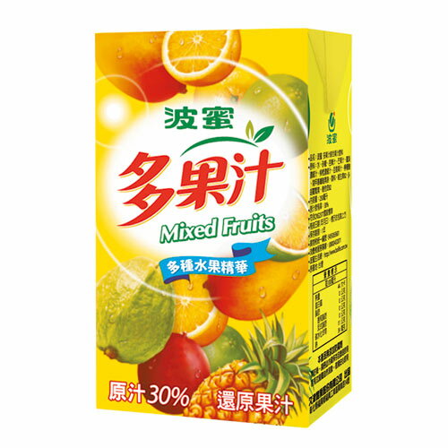 波蜜多果汁250ml*24【愛買】