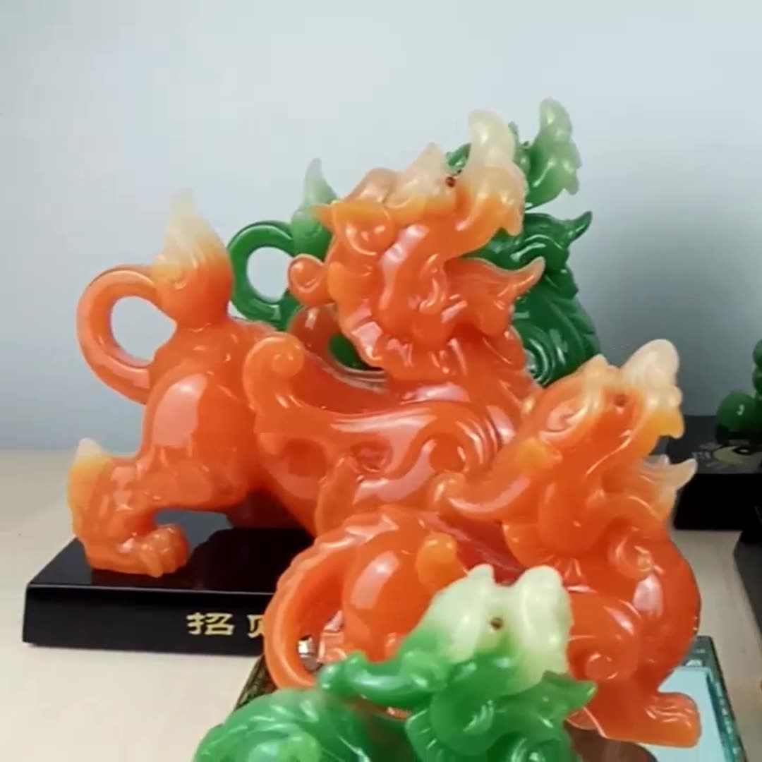 招財聚財貔貅擺件一對貔恘皮丘工藝品辦公室家居裝飾品電視櫃擺設 居家擺件 店面擺飾店面擺件 送禮