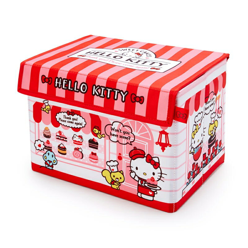 【震撼精品百貨】凱蒂貓 Hello Kitty 日本SANRIO三麗鷗 折疊置物盒/收納盒*55156 震撼日式精品百貨