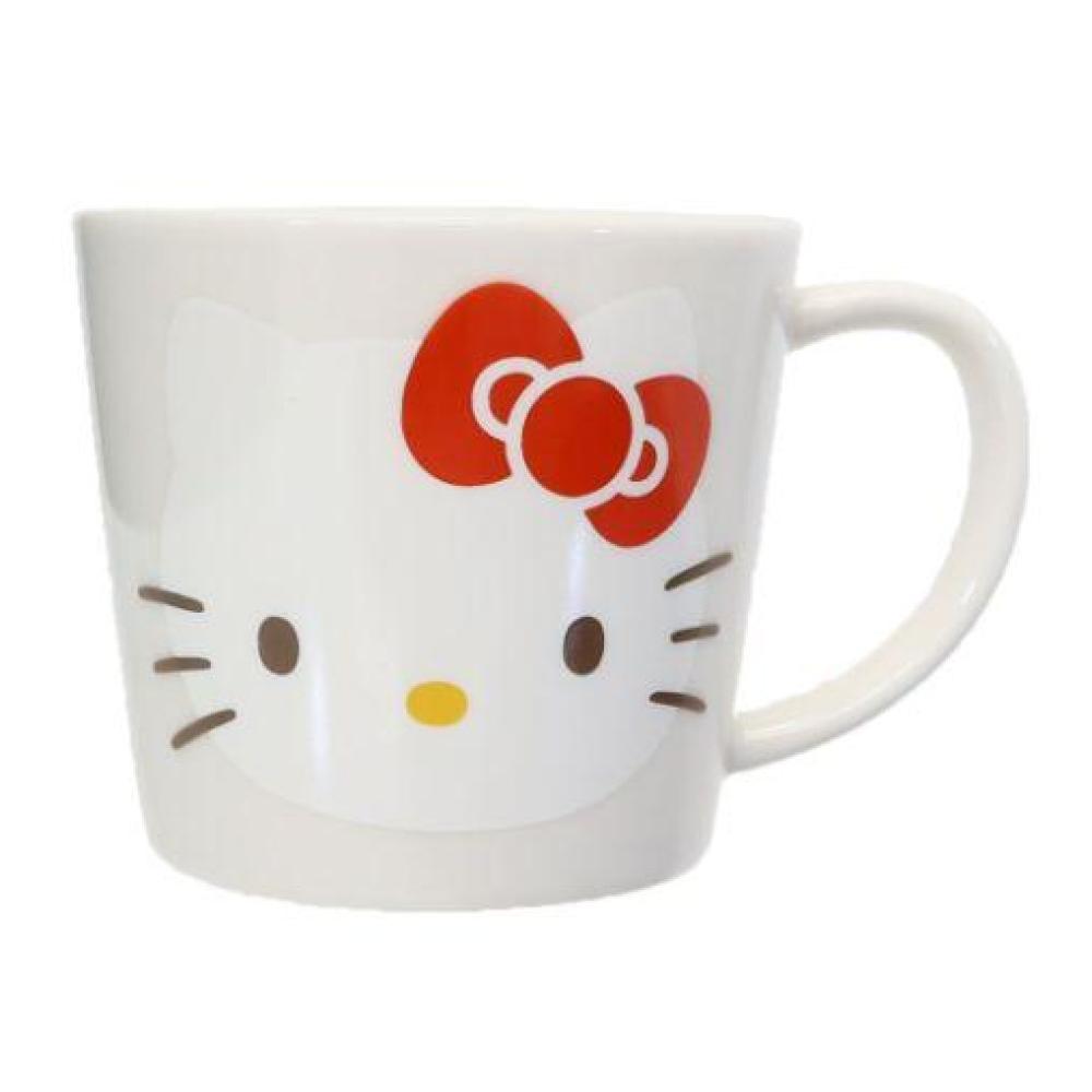 真愛日本 凱蒂貓 kitty 紅白 日本製 陶瓷馬克杯 陶瓷杯 馬克杯 咖啡杯 杯子 杯 LT71