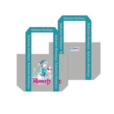 Rakuten MonkeysX初音未來 托特包-灰