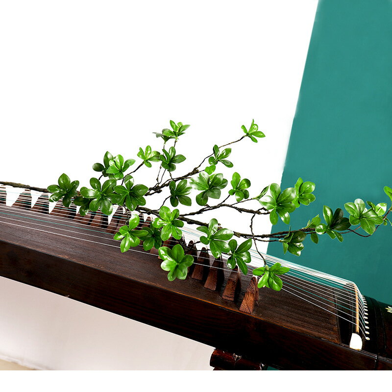 網紅日本吊鐘植物仿真馬醉木葉干枝綠植葉子日式樹枝客廳擺件裝飾