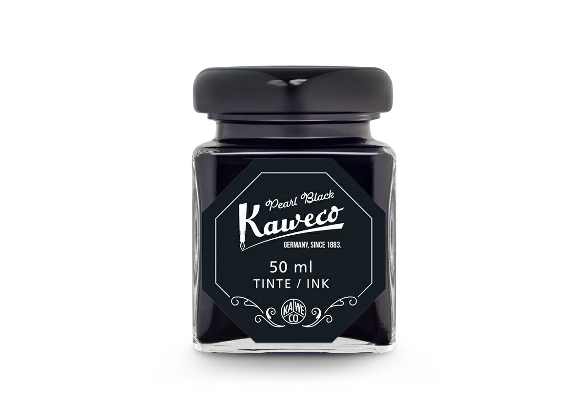 預購商品 德國 KAWECO 瓶裝墨水 珍珠黑 50ml /瓶 4250278625757