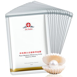 Dr.Satin 珍珠潤白活膚精華面膜(30ml) 3片入*4盒超值組