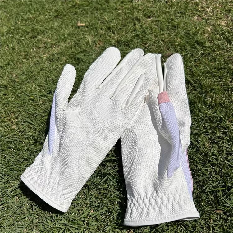 高爾夫手套女士雙手露指美甲耐磨防滑透氣高彈力golf韓版可刷手機 py6268