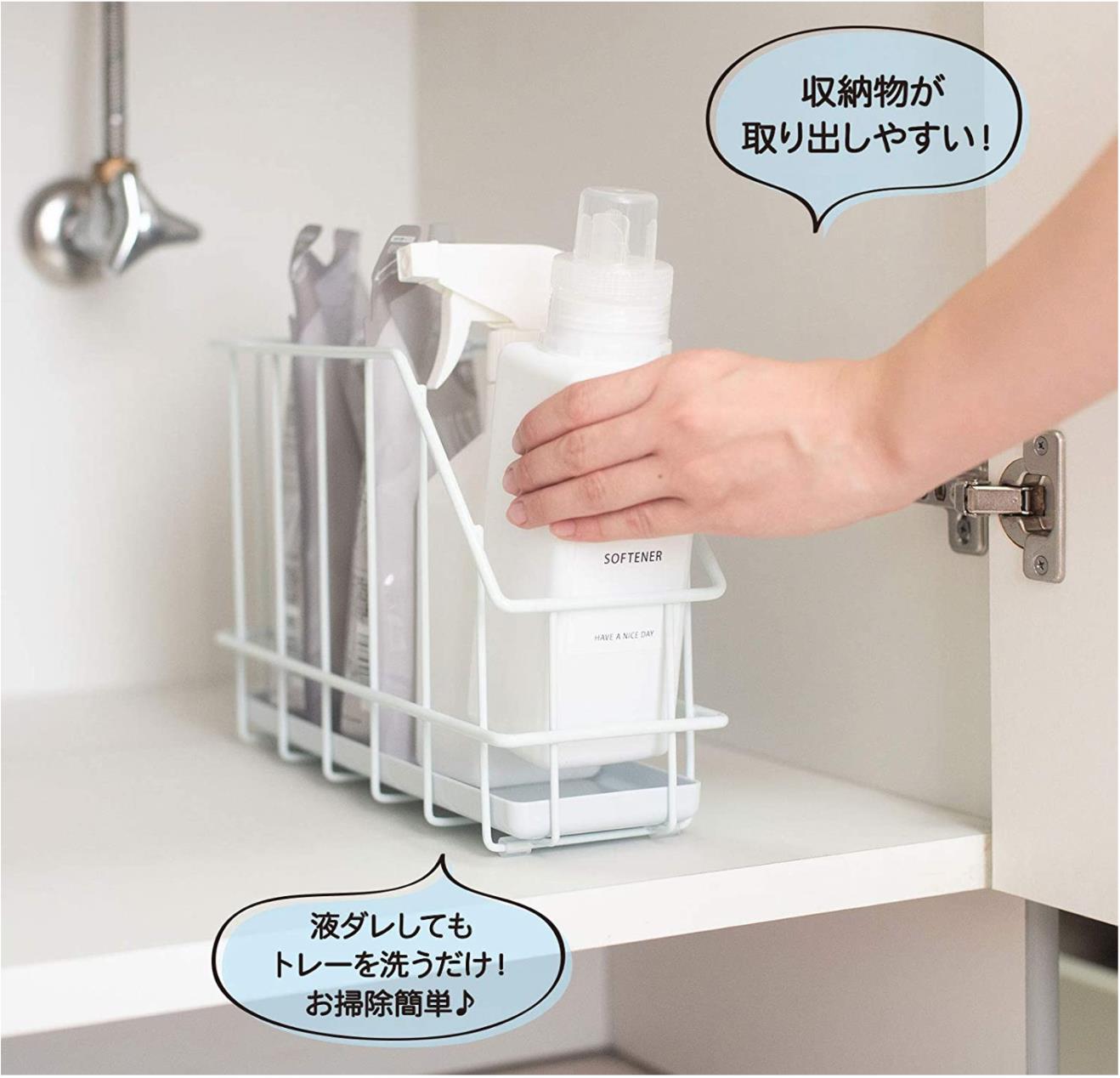 日式廚房下水槽置物架儲物櫥櫃內收納架浴室抽屜小號整理架子分格