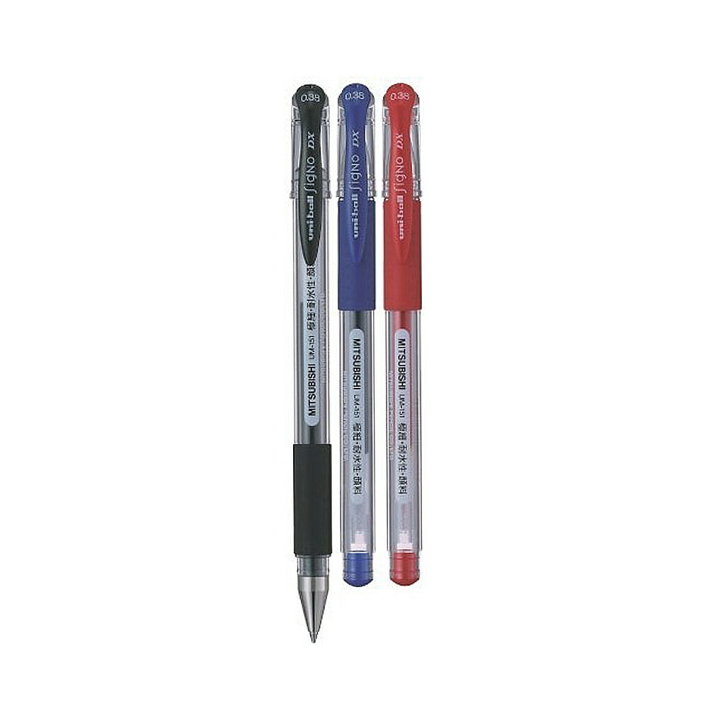 三菱 UNI 超細中性筆 0.38mm 10支入/組 UM-151 藍