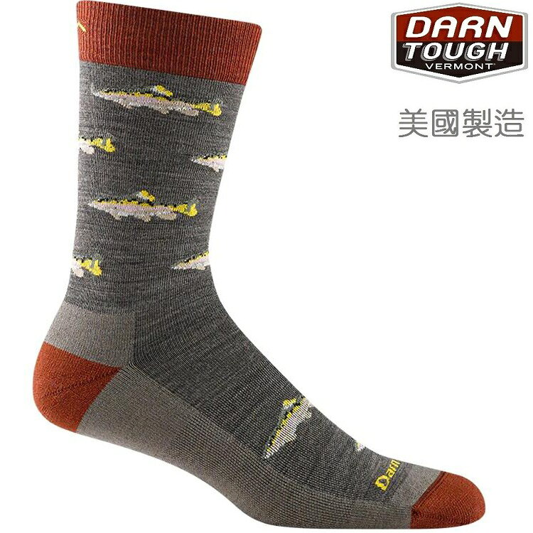 Darn Tough Spey Fly 男款休閒羊毛襪/美麗諾羊毛襪 6085 灰褐 Taupe