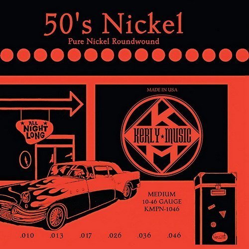 Kerly 50's Nickel 系列冰火弦 KMPN-1046 (10-46) 美製純鎳電吉他弦【唐尼樂器】