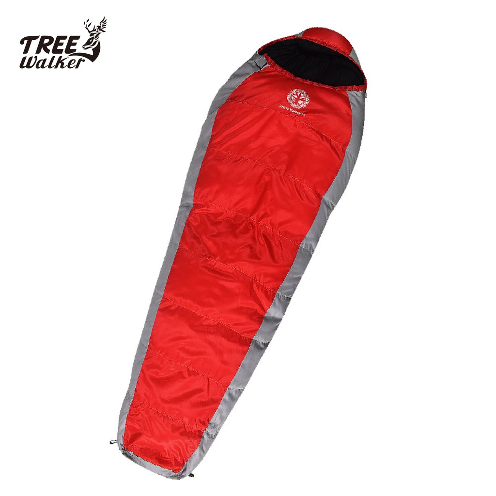 【TreeWalker 露遊】高級耐寒羽絨睡袋 單人睡袋 保暖睡袋 羽絨睡袋 人型睡袋 耐寒睡袋 適合登山露營 保暖