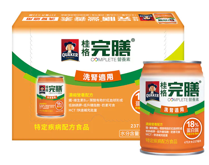 永大醫療~桂格完膳洗腎適用(原本營養素透析配方 )*24罐 每箱特惠1980元