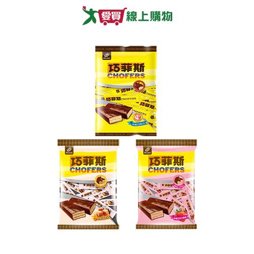 77巧菲斯夾心酥系列(牛奶/草莓/焦糖海鹽)(296-300G/包)【愛買】