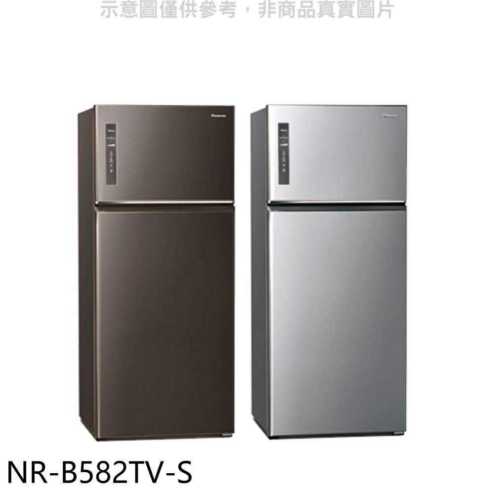 APP下單4%點數★Panasonic國際牌【NR-B582TV-S】580公升雙門變頻冰箱