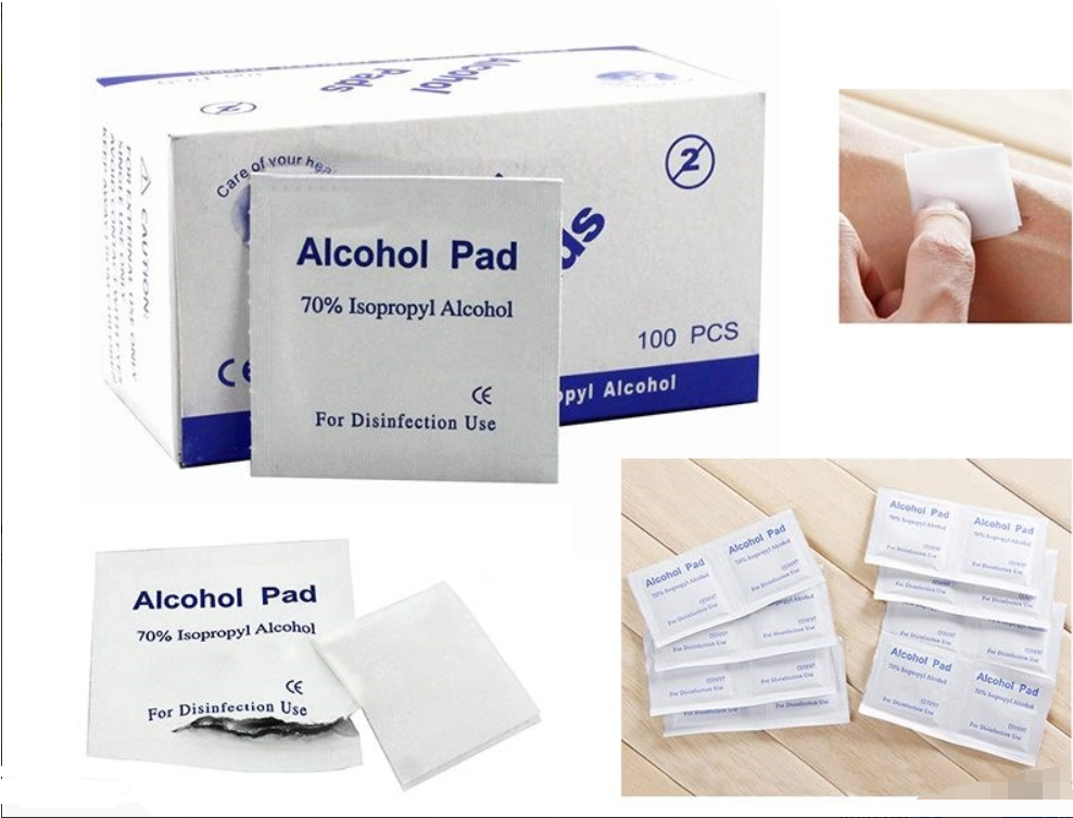 JUMBOSALES: 100PCS Disposable Alcohol Cotton Prep Pad Sterilization ...