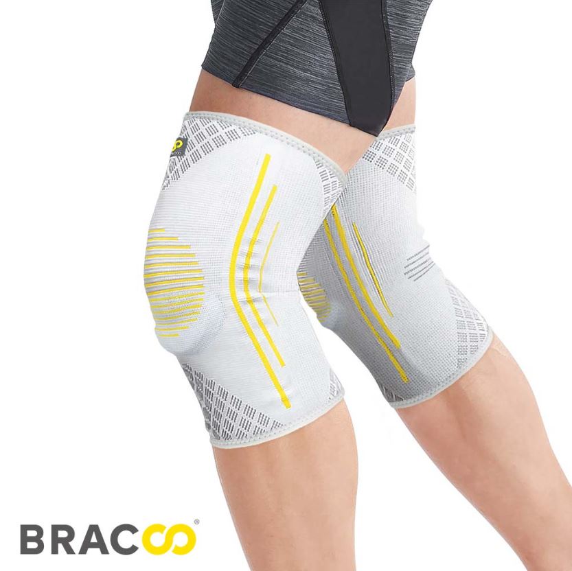 BRACOO奔酷 半月型軟墊支撐透氣套筒護膝 KS91 S/M/L/XL  (一袋有2條護膝) 6