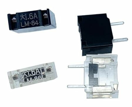 LM系列 日本大東Daito Fuse 透明/黑色保險絲AC/DC48V-5PCS/入(含稅)【佑齊企業 iCmore】