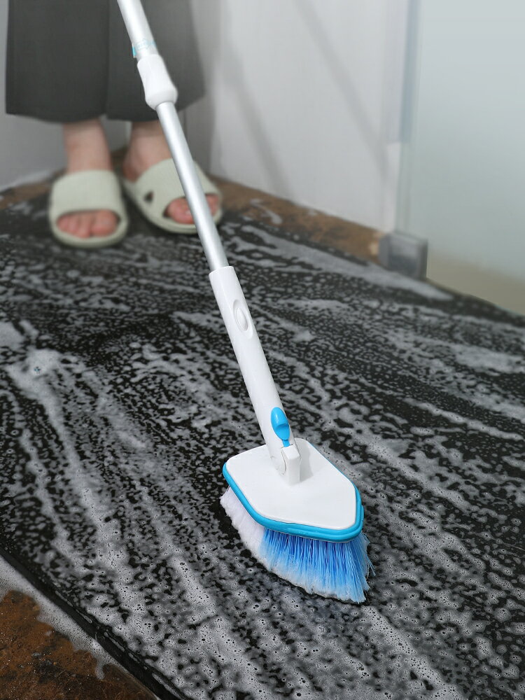 品牌伸縮柄地板刷廚房長柄地刷地板清潔刷浴室刷瓷磚天花板刷