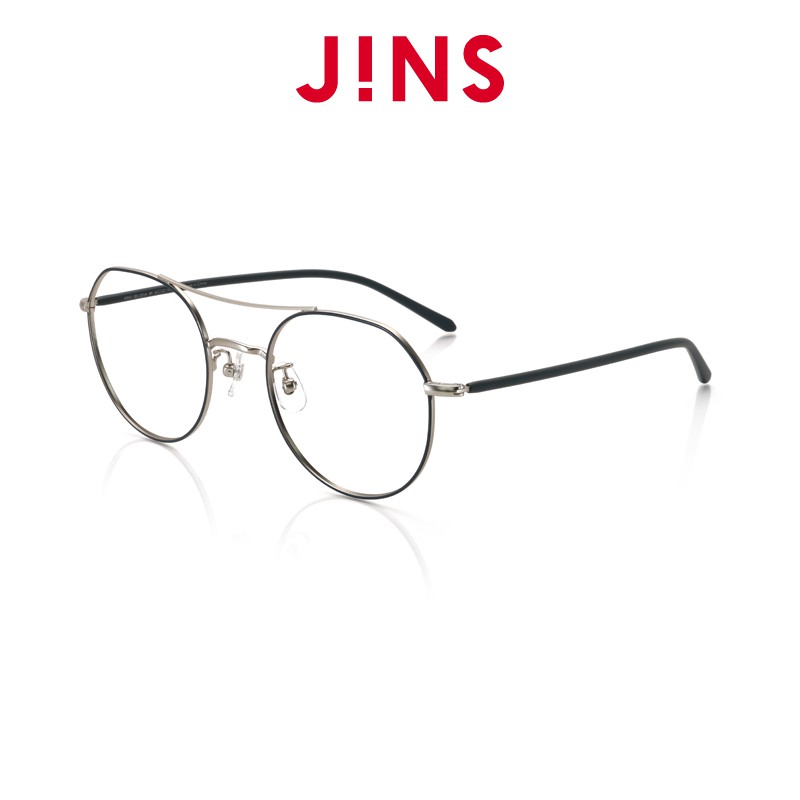【JINS】 紳士雙鼻橋金屬眼鏡(特AMMF18S031)