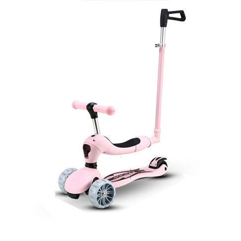 ISONA 5吋三合一滑板車 三輪滑板車 兒童滑板車 折疊滑板車 閃光PU輪 0