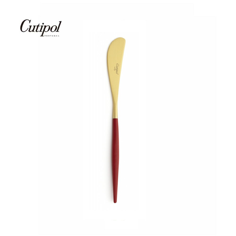 葡萄牙 Cutipol GOA系列17cm奶油刀 (紅金)