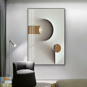 藝術輕奢客廳裝飾畫現代簡約極簡黑白風格酒店壁畫掛畫3d立體抽象