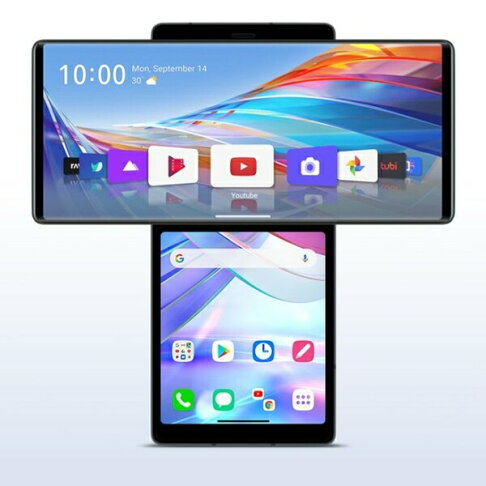 領券折300| LG WING 5G (8G/128G) 高通核心 6.8吋全頻率 轉屏手機 旋轉熒幕 支援5G頻率【APP下單享4%回饋】 0