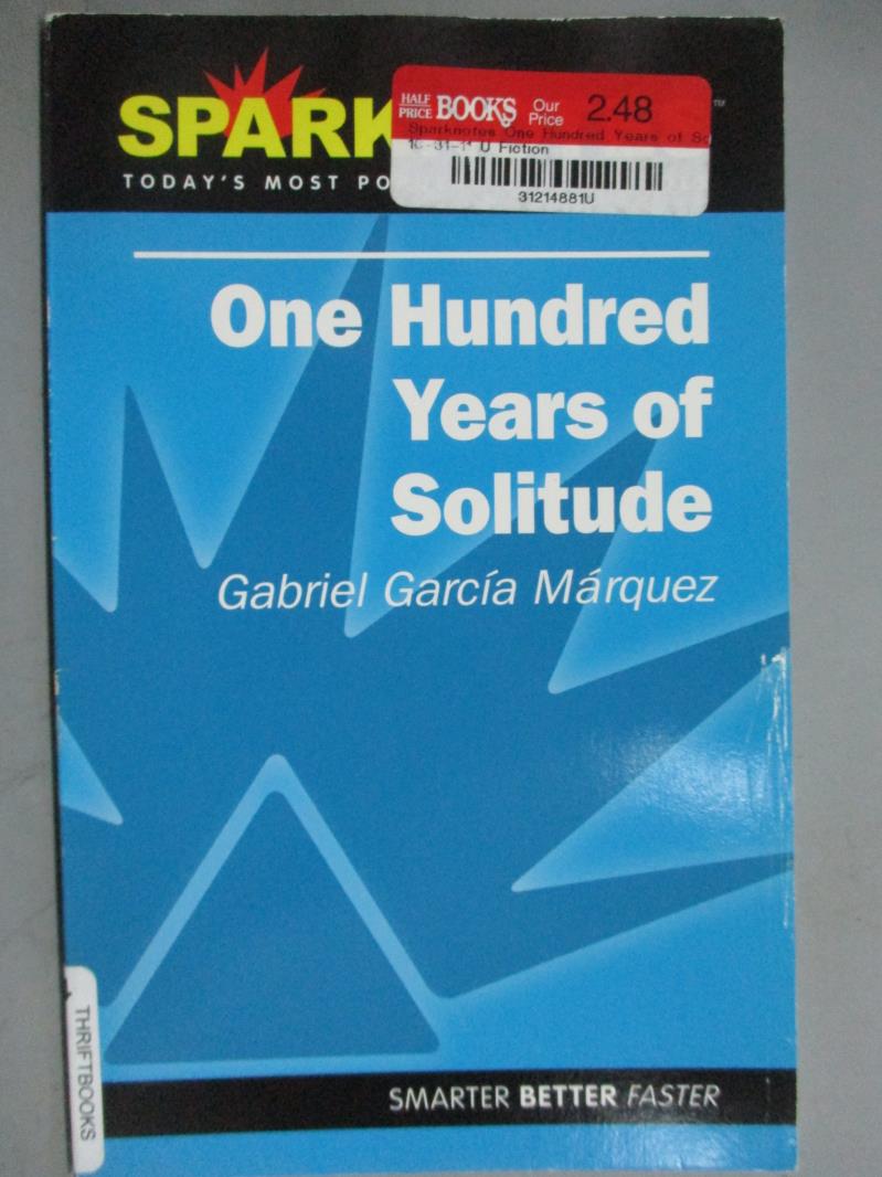 【書寶二手書T2／原文書_GJG】Sparknotes One Hundred Years of Solitude_Ga