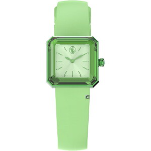 SWAROVSKI 施華洛世奇 Lucent風格時尚腕錶(5624379)-25mm-綠面膠帶【刷卡回饋 分期0利率】【跨店APP下單最高20%點數回饋】