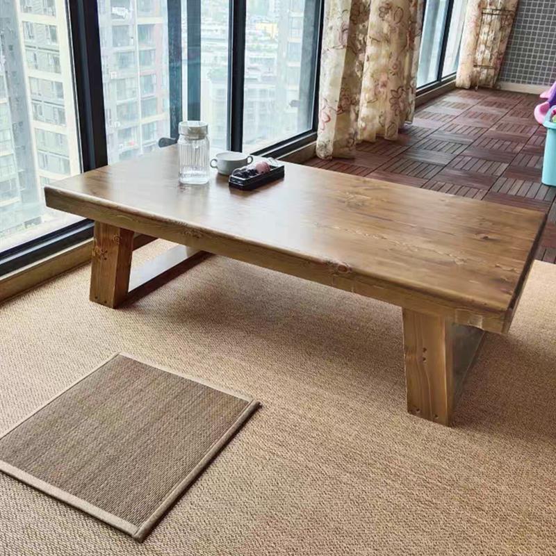 【臺灣公司 可開發票】日式茶幾榻榻米桌子矮桌禪意實木臥室坐地茶桌長條地桌陽臺小方桌
