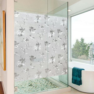 家用浴室廚房靜電玻璃貼膜透光不透明窗戶遮光裝飾衛生間防水貼紙